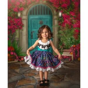 Bitty Bundles of Joy Handmade Mirabel Vintage Length Dress with Bloomers 3T